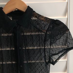 The Limited sheer lace blouse. Size small.